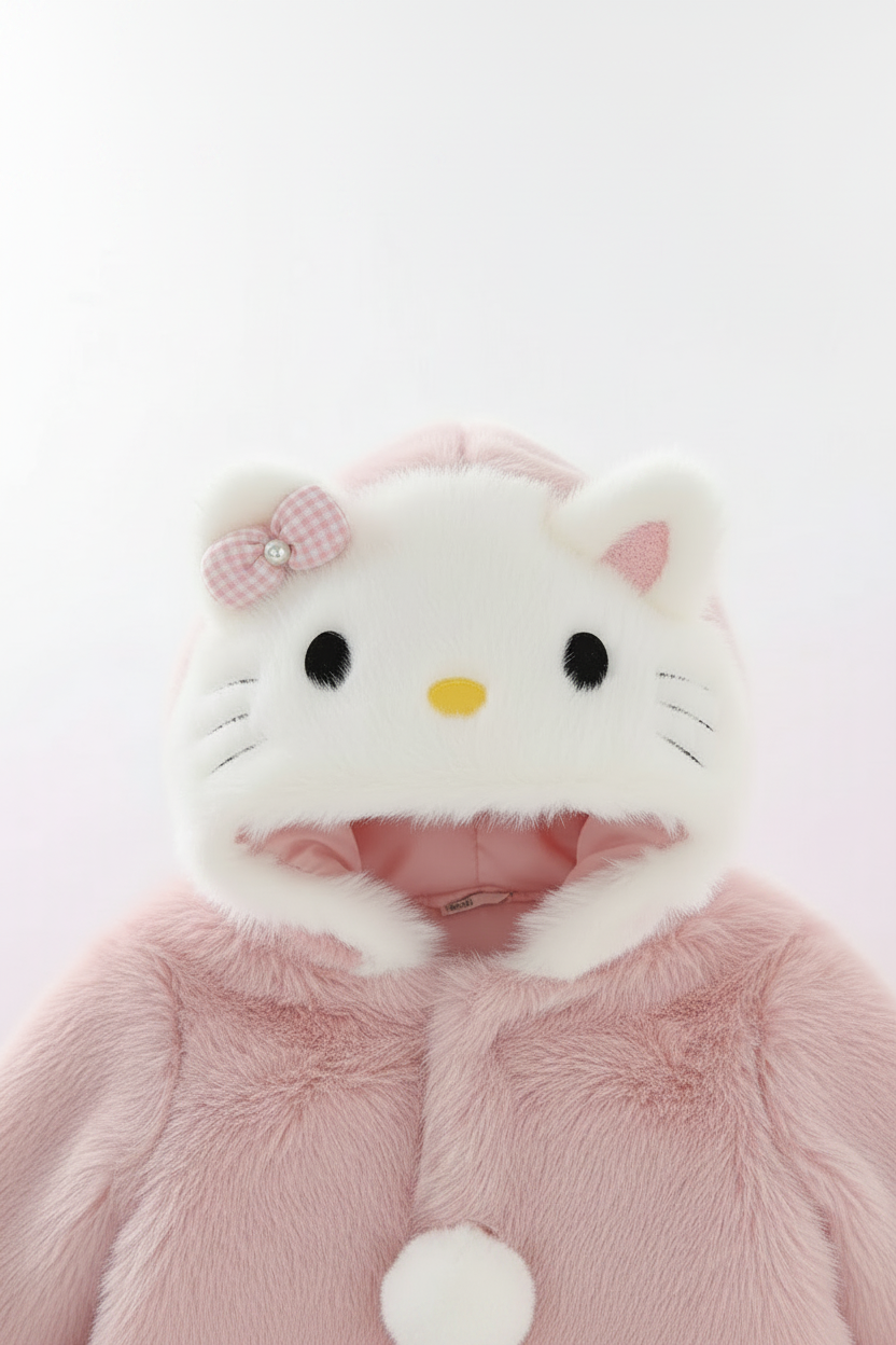 Pink KT Coat Close-up